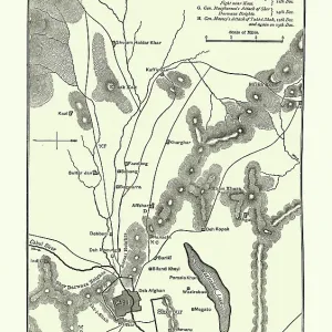 Plan of the Siege of Kabul, 1879, Second Anglo-Afghan War