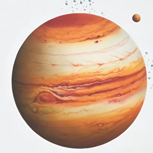 The planet Jupiter