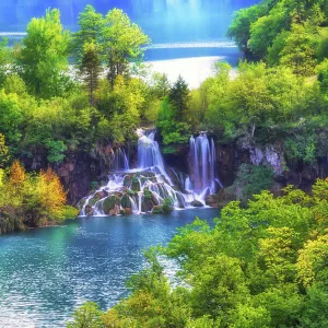 Croatia Jigsaw Puzzle Collection: Plitvice Lakes National Park