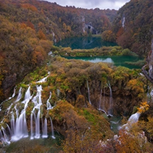 Plitvice National Park in autumn season, Croatia