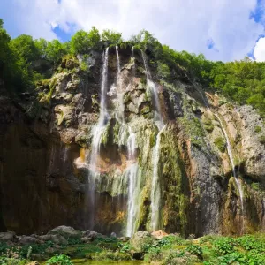 Plitvice waterfall in Croatia Plitvice waterfall in Croatia
