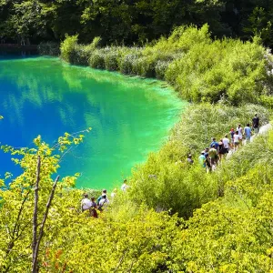 The plitvicka lake The plitvicka lake