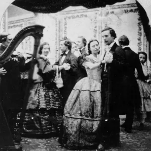 Polka Party People Print 1865 Polka Party People Print 1865