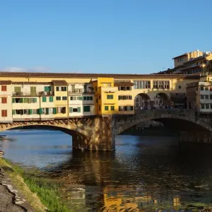 Ponte Vecchio Bridge in the Sunshine, Florence, Italy Ponte Vecchio Bridge in the Sunshine, Florence, Italy