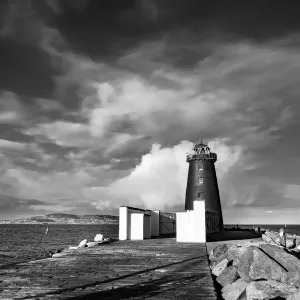 Poolbeg Lighthouse in Dublin Bay Poolbeg Lighthouse in Dublin Bay