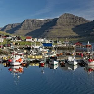 Port of Hvannasund, Viooy, Faroe Islands, Denmark