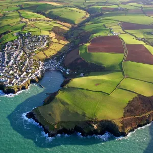 Port Isaac from above Port Isaac from above