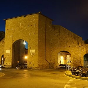 Porta Romana at Night, Florence, Italy