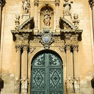 Portal Cathedral San Giovanni Ragusa Italy