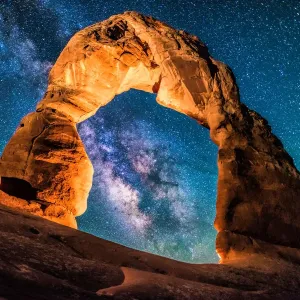 Delicate Arch Milky Way Print Delicate Arch Milky Way Print