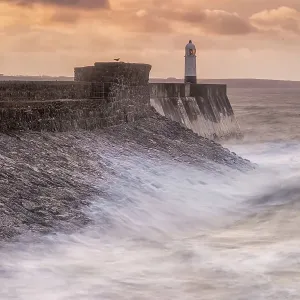 Portcawl Lighthouse Stormy View