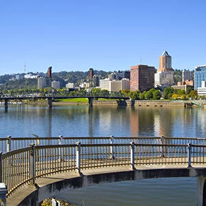 Portland Oregon Downtown Skyline Panorama