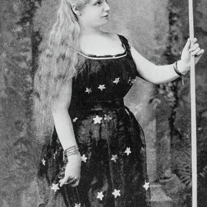 Portrait of 19th century stage celebrities: Emma Juch
