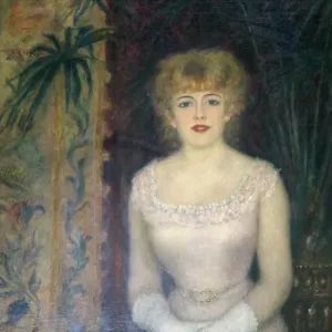 Renoir's Portrait of Jeanne Samary Print, 1878. Art Prints