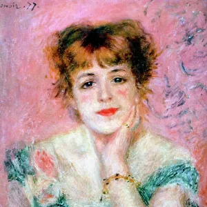 Renoir's Portrait of Jeanne Samary Print, 1878. Art Prints