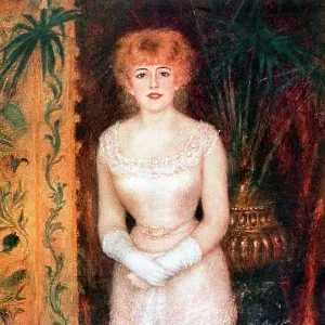 Renoir's Portrait of Jeanne Samary Print, 1878. Art Prints