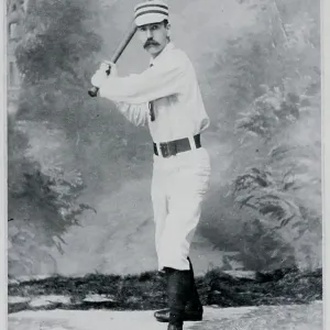 Portrait of Bob Ferguson Batting Portrait of Bob Ferguson Batting