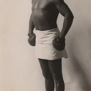Portrait Of Boxing Legend Jack Johnson