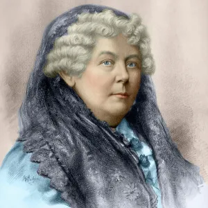 Ritratto di Elizabeth Cady Stanton. Ritratto di Elizabeth Cady Stanton.