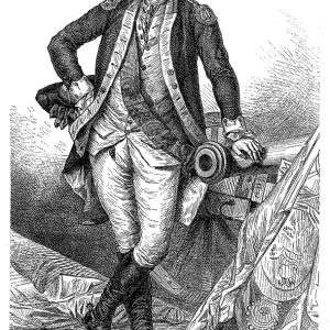 Portrait of George Washington, First US President Portrait of George Washington, First US President