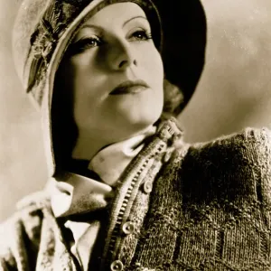 Portrait of Greta Garbo Wearing Hat Portrait of Greta Garbo Wearing Hat