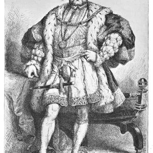 Portrait of Henry VIII - 19th Century Portrait of Henry VIII - 19th Century
