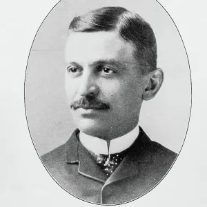 Portrait of important men of the 19th century New York Stock Exchange: Nicholas F Palmer