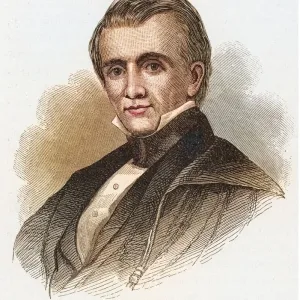 James Knox Polk Print, 11th U.S. President