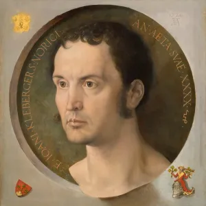 Portrait of Johann Kleeberger, 1526. Artist: Dürer, Albrecht (1471-1528) Portrait of Johann Kleeberger, 1526. Artist: Dürer, Albrecht (1471-1528)