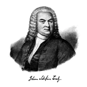 Johann Sebastian Bach Portrait Print Johann Sebastian Bach Portrait Print