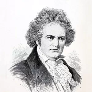 Portrait of Ludwig Van Beethoven
