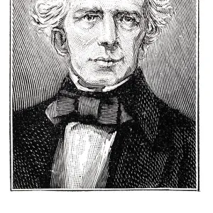 Portrait of Michael Faraday, british scientist, 1791-1867