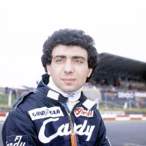 Portrait Of Michele Alboreto