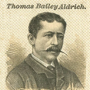 Portrait of Thomas Bailey Aldrich, American Writer