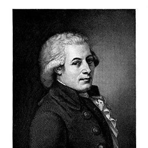 Portrait of Wolfgang Amadeus Mozart (27 January 1756 - 5 December 1791