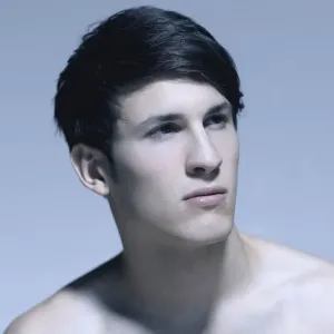 Portrait of a young man, cool tone
