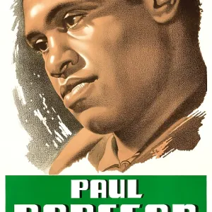 Poster Advertises Singer Paul Robeson