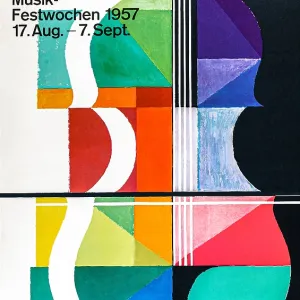 Poster For The Luzern International Music Festival