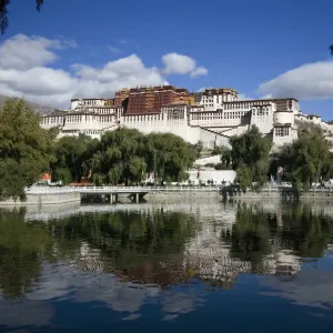 Potala Palace Print, Lhasa, Tibet Potala Palace Print, Lhasa, Tibet