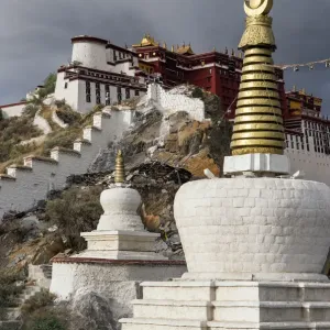 Potala Palace Print - Tibet China Landscape