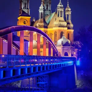 Poznan Cathedral Night Poznan Cathedral Night
