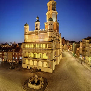 Poznan Town Hall Twilight