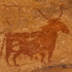 Prehistoric Petroglyphs in libian sahara desert Prehistoric Petroglyphs in libian sahara desert