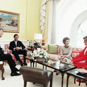 President and Mrs. Reagan with Prince Charles and Princess Diana President and Mrs. Reagan with Prince Charles and Princess Diana