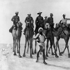 Pressmen On Camels
