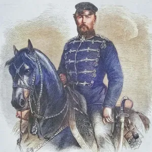 Prince Frederick Charles, illustrated war chronicle 1870-1871, German-French campaign, Germany, France Prince Frederick Charles, illustrated war chronicle 1870-1871, German-French campaign, Germany, France