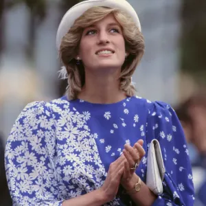 Princess Diana Applauding Princess Diana Applauding