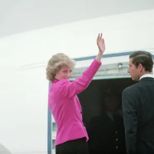 Princess Diana Waving Farewell Princess Diana Waving Farewell