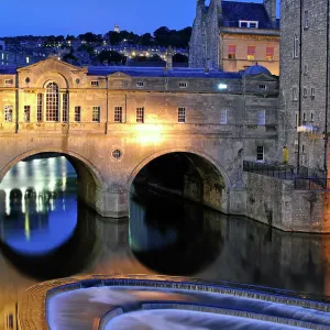 Print of Reflection of Pulteney Bridge, Bath Print of Reflection of Pulteney Bridge, Bath