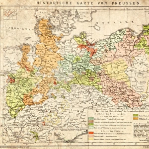 Prussia historical map